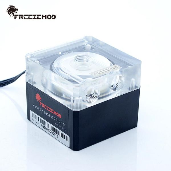 Resfriamento Freezemod PUFS4MJ COMPUTE REFRIGENTO PC BOMBE DE REFRIDADE DE ÁGUA MUTO PWM FLUXO INTELIGENTE 800L/H 12V/5V RGB LUZ AURE.PUFS4MJ