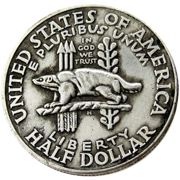 USA 1936 Wisconsin Moneta commemorativa da mezzo dollaro placcata in argento