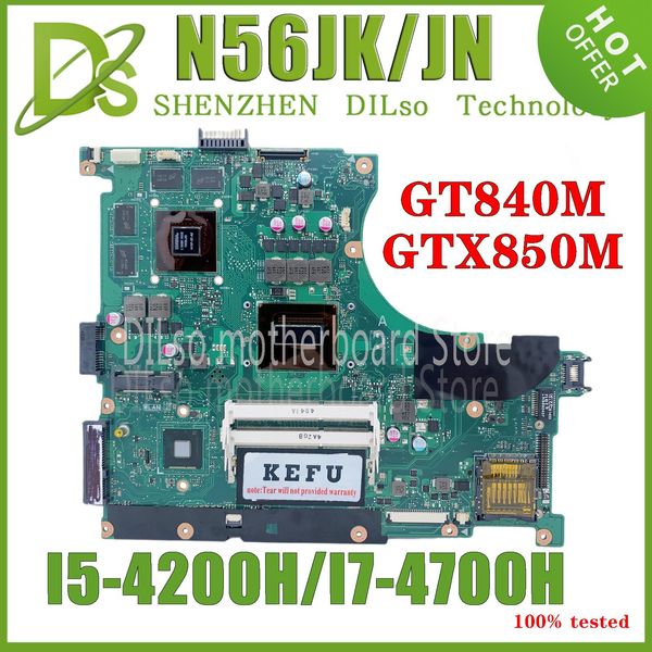 Материнская плата Kefu N56JK Mainboard для Asus N56JN N56J G56J G56JK Материнская плата ноутбука I54200H I74710HQ GT840 GTX850M видеокарта 100% Тест OK