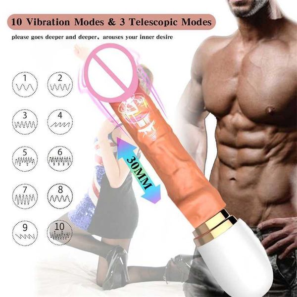 Seks Oyuncak Masajlar Makine Yapay penis oyuncak Kadın Süper Güçlü Vibrator Emim Otomatik Kız Mastürbasyon Yukarı Masaj G Spot Kadın Klitoris