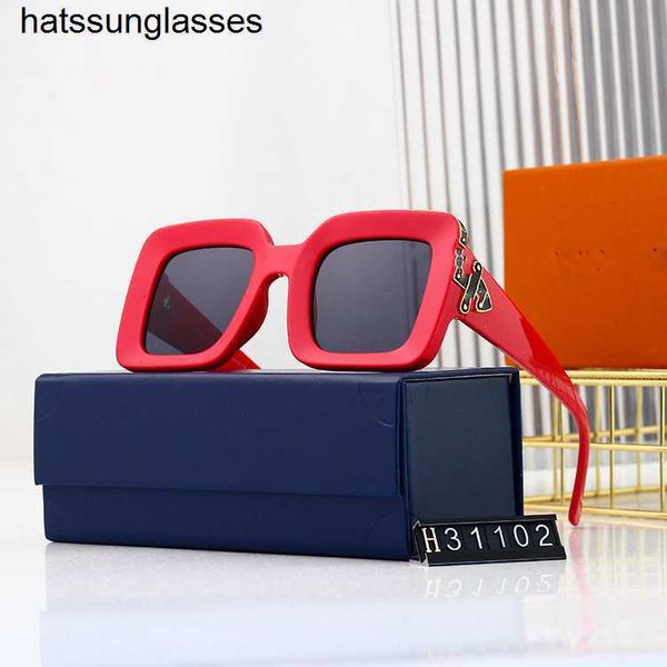 2022 neue Tiktok-Sonnenbrille für Damen mit großem Rahmen, Übersee-Trend-Sonnenbrille für Herren, zwei für einen