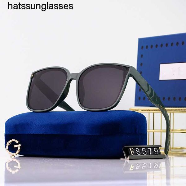 2022 neue polarisierte Sonnenbrille Damen quadratische Sonnenbrille Modebrille Straßenschießen Sonnenbrille zwei für eins