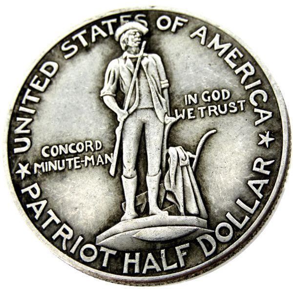 1925 U.S. Lexington comemorativo de meio dólar Coins de prata banhados a prata