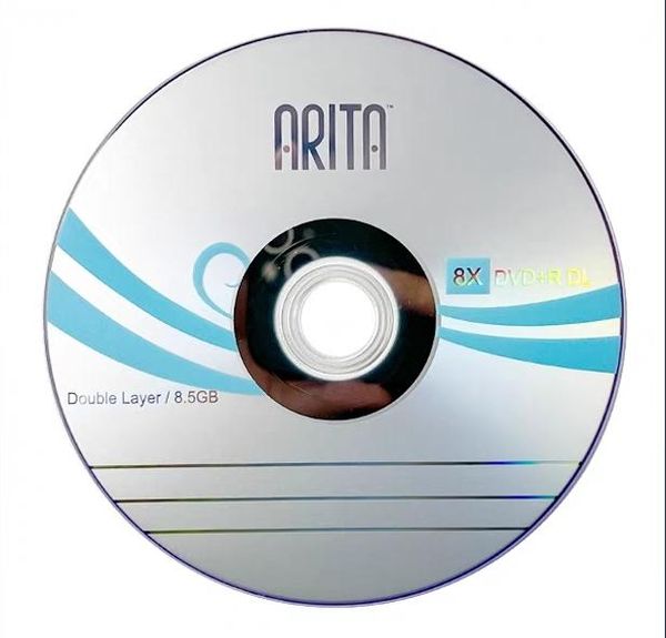 Диски Оптовая Ritek Arita DVD+R DL 8,5 ГБ двойной слой D9 8x 240min 10pcs/лот