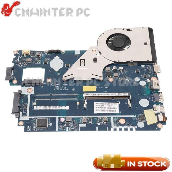 NOKOTION NOKO DO MOTER PARA ACER ASPIRO E1510 Laptop MotherBoard Z5WE3 LAA621P Placa principal DDR3L com processador a bordo