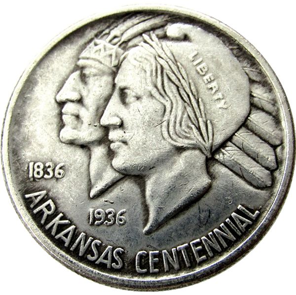 USA 1936 Moneta commemorativa da mezzo dollaro placcata in argento