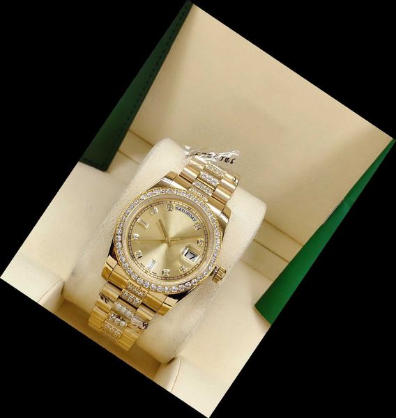 36mm NOVA Designer Woman Gold Gold High Quality Women Women Diamond Watches With Sapphire Crystal Movement Mechanical Automatic Watch Montr D