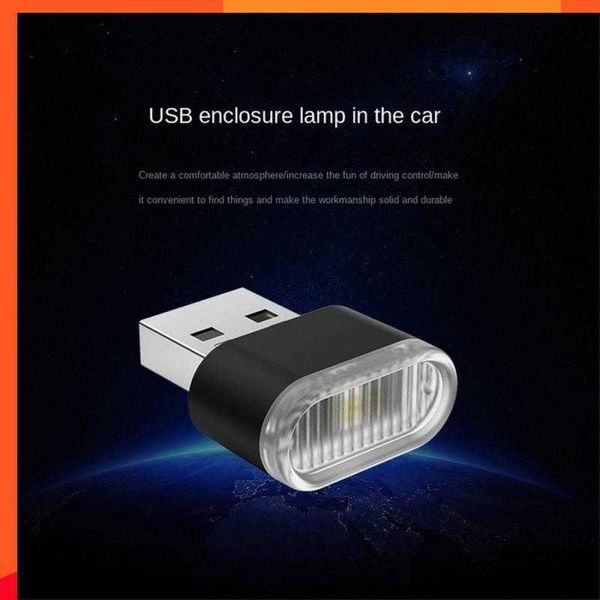 Nuovo 1PC LED Car USB Atmosphere Lamp Roof Star Light Interni Proiettore Laser stellato Luci Decorazione automatica Illuminazione Luci notturne