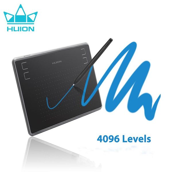 Tablets Huion H430p 4x3 polegadas Ultralight Digital Pen Tablet Graphics Tablet Telefone Conectividade Bateria