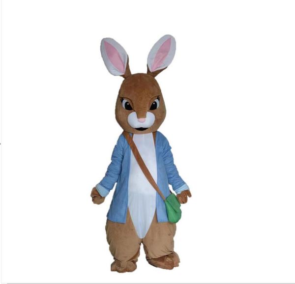 Costume della mascotte Nuovo costume della mascotte del coniglio Easter Bunny Halloween Natale Animazione Puntelli di prestazione Animazione Performance brande