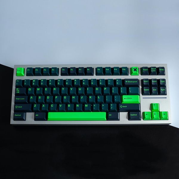 Acessórios GMK Wavez Cherry Perfil Chaps 170 peças/conjuntos Caps de chave para o teclado mecânico completo/TKL/60 80 96 % com 7U de chave de espaço