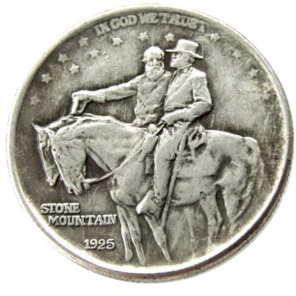 EUA 1925 Stone Mountain Half Dollar Silver Plated Copin