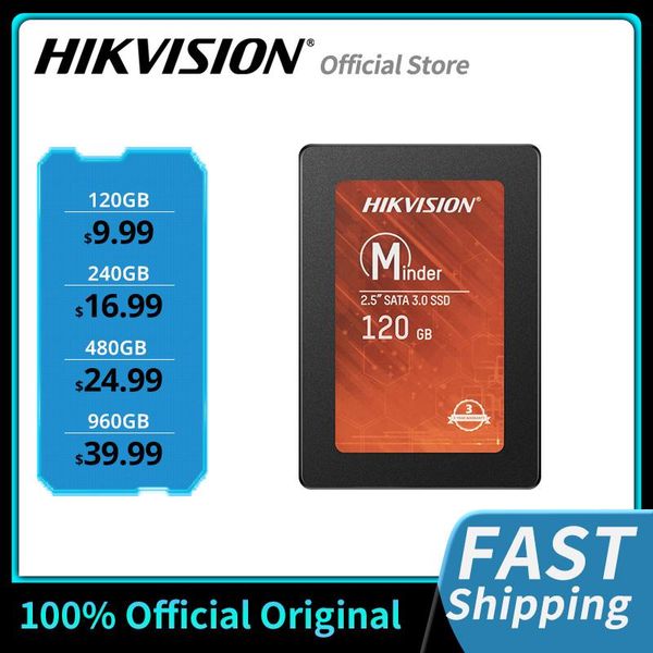 Drive Hikvision da 2,5 pollici SATA 3.0 SSD 120GB 240GB 480 GB DRIVI HARD INTERNI NAND per laptop