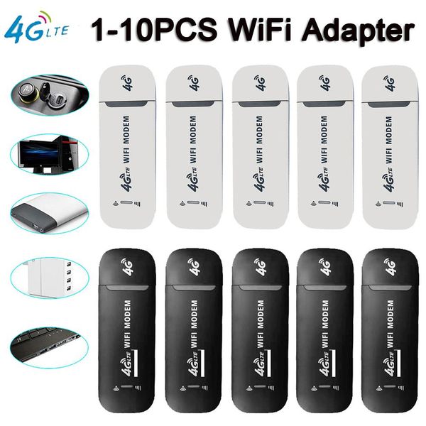 Yönlendiriciler 4G LTE Kablosuz Yönlendirici 150Mbps Modem Stick WiFi Adaptörü USB Dongle Modem Stick Mobil Geniş Bant Sim Kart Dizüstü Bilgisayarlar Defterleri