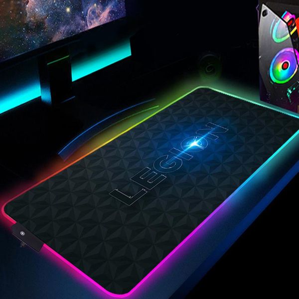 RELS RGB MOUSEPAD LENOVO LEGION LAPTOP MAT MOUSE PAD GAMED Accessoires Gamer Desk Protector Computertisch Deskpad Teppich