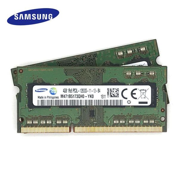 Rams Samsung 4G 1RX8 PC3L 12800S DDR3 4GB 1600 МГц 1,35 В память ноутбука 4G PC3L 12800S 1600 МГц модуль ноутбука Sodimm Ram