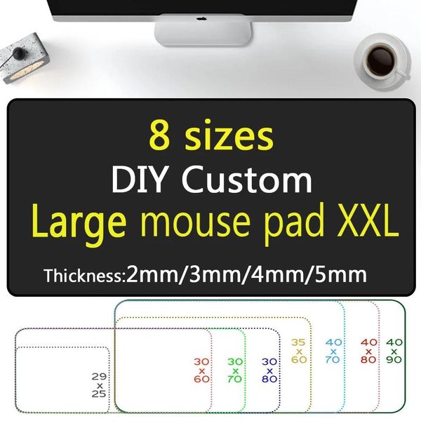 Descansa grande mouse pad xxl diy personalizado kawaii mousepad mesa portátil protetor de mesa grande tapete para ratos gamers acessórios mouse pad wot