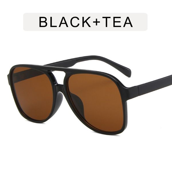 Design of Retro Square Polarized Sunglasses Womens Mens 70s Vintage Double Bridge Sun Glasses GH71_voghion.com