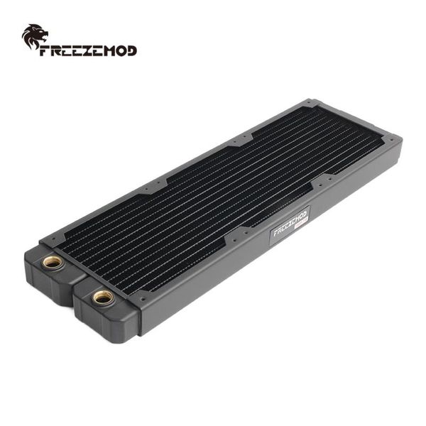 Resfriamento Freezemod Computador Radador de cobre de resfriamento de água 14 Tubo plano Camada única Copper Fin para ventilador de 12 cm.TSRPTW360