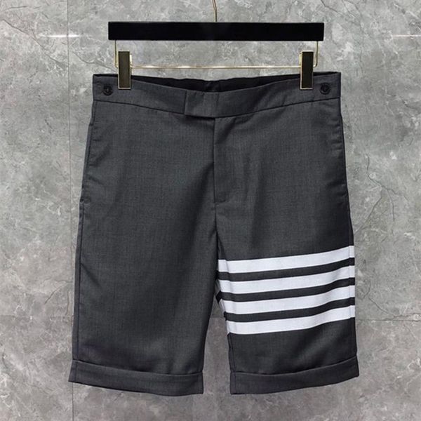 Männer Shorts Sommer Marke Hochwertige Anzug Hosen Koreanische Casual Hoher taille Mode Büro Formale Gerade HosenHerren