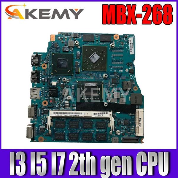 Motherboard für Sony VAIO VPCSB VPCSB4L1E Laptop Motherboard HD7400M MBX237 mit i3 i5 i7 2. Gen CPU 4 GB RAM A1864053A 1P0117201A012