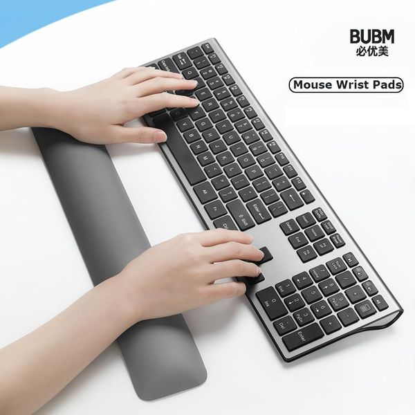 REST BUBM Office tastiera tastiera Resto pad gaming topo di supporto mouse pad pustri in pelle ergonomica per facilitare il dolore non grava