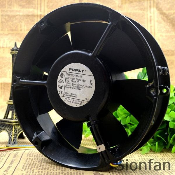 Pad per Germania 172*51mm 24 V Ventola di raffreddamento rotondo 18W Tipo 6224N/12 Test Working