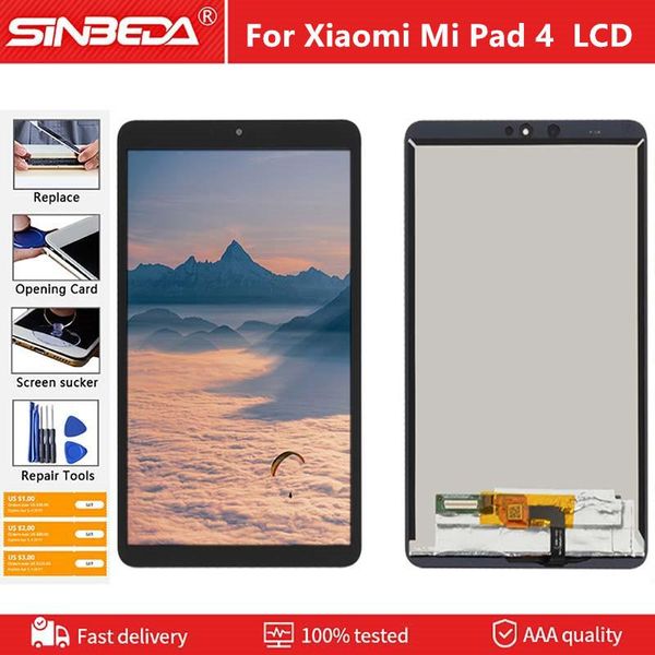 Painéis Original para Xiaomi Mi Pad 4 Painel LCD Display Touch Screen Digitizer Full Set Peças de reparo para Xiaomi Mipad 4 LCDS