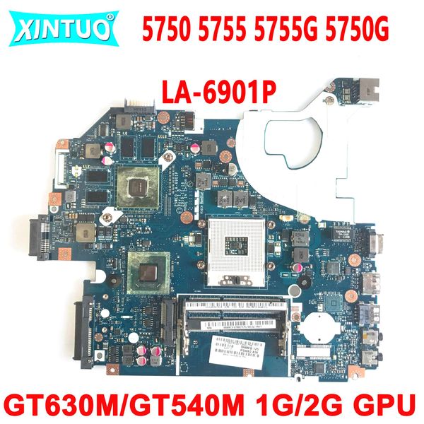 Scheda madre LA6901P Modta per la scheda madre per Acer 5750 5755 5755G 5750G Laptop Madono PGA989 HM65 GT630M/GT540M 1G/2G GPU DDR3 100% testato