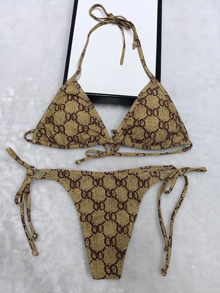 Frauen Designer Badeanzüge Sommer Sexy Frau Bikinis Mode Buchstaben Drucken Bademode Hohe Qualität Dame Badeanzüge S-XLbikini