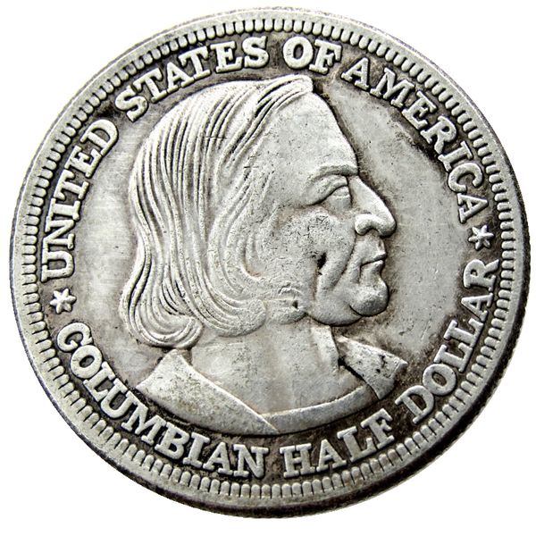 США 1892 1893 Колумбийский пол долларов серебряной копии монеты