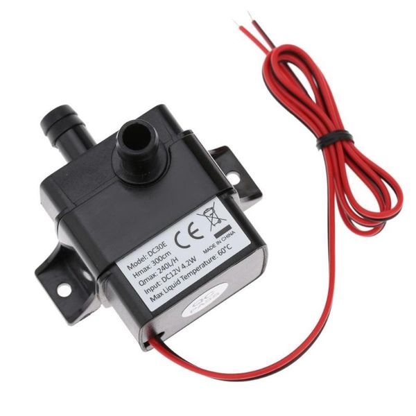 Gartendekorationen USB DC 12V 4,2W Mini bürstenlose Wasserpumpe 3M Pumpkopf 240L/H Tauchbrunnen Aquarium Zirkulieren für Pool