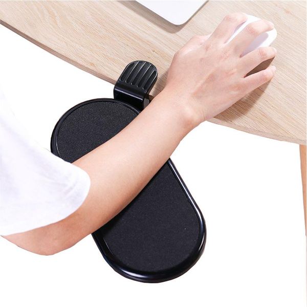 Repousa sovawin rotação braço de computador suporta mouse pad ergonomic ajustável braço extensor ombro manual proteger o tapete de jogo para pc