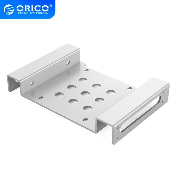 Adaptadores OROCO 5,25 polegadas a 2,5 ou 3,5 polegadas Discução de disco rígido Docagem de montagem Dock com parafusos Drive Holder para HDD SSD