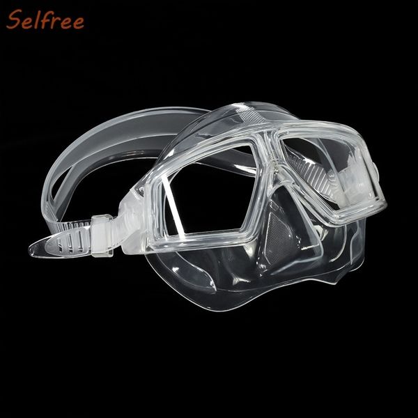 Máscaras de mergulho máscara de merda de face Meia face Baixo volume de óculos de mergulho livre de óculos de mergulho Anti-Fog Liquid Silica Gel Drop 230526