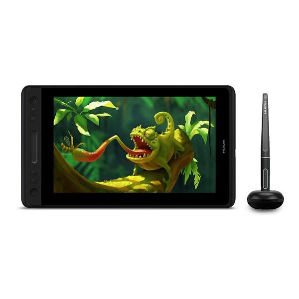 Tablets Huion Kamvas Pro 12 Digital Tablet GT116 Batteriefree Stiftanzeige Zeichnung Tablet -Monitor mit Neigungsfunktion Ag Glass 8192 Level