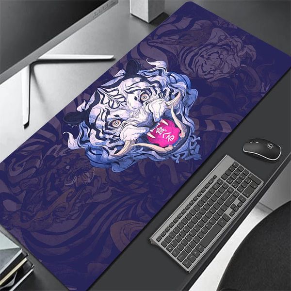 Ruhen Tiger Digital Art Gamer Mouse Pad Gaming Mousepad Spec Speced Desk Laptop Gaming -Matten für Büro Teppich -Desk -Zubehör -Spielpolster