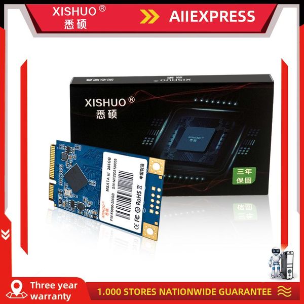 Guida Xishuo Prezzo all'ingrosso MSATA 128GB 256 GB SSD MSATA Drive a stato solido interno per desktop e macchina POS