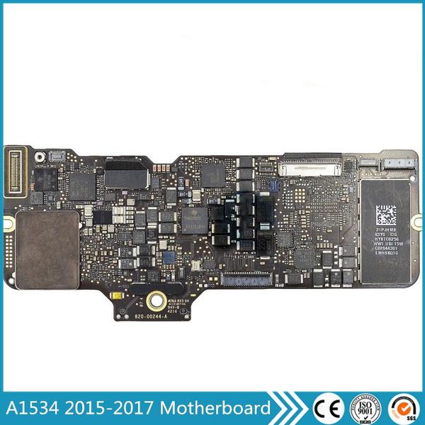 Placa -mãe A1534 Laptop placa -mãe 1,1g 1,2g 256 GB 512GB 20152017 para MacBook retina 12 