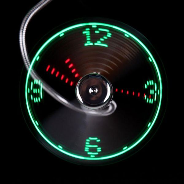 Gadgets USB Clock Fan USB Gadget Portable Summer Refloding Fan Universal per laptop Power Bank Portable USB Fan