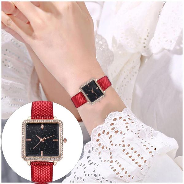 Relógios de pulso Multi - Color Fashion Creative Star Business Watch tem uma feminina de pulseira de pulseira de pulseira casual de luxo casual
