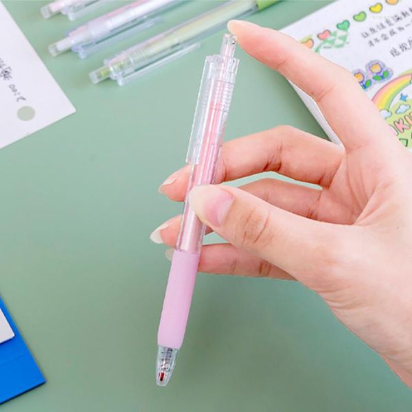 0.5mm Siyah Otomatik Jel Pens Öğrenci Test Kalem Sarf Malzemeleri 2023 Ofis Kırtasiye Aksesuar Mağazası Çocuk Çalışma Araçları Hediyeler