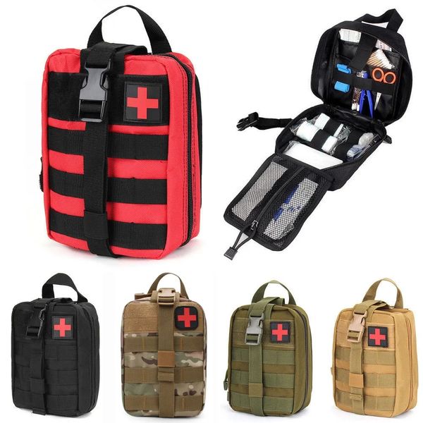 Taktische medizinische Zubehörtasche Tarnung multifunktionale Outdoor-Bergsteigen lebensrettende Hüfttaschen Boutique