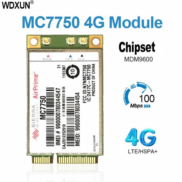 Rams Sierra MC7750 CDMA 3G LTE 4G MODULE MINI PCIE 4G Карта для ноутбука 4G модуль PCIe