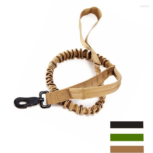 Hundehalsbänder, Haustierleine, elastischer Puffer, 97–150 cm, stark, mit bequemem gepolstertem Griff, langlebige Nylon-Trainingsleinen