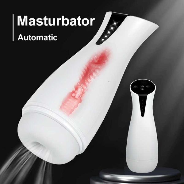 Oyuncak masaj otomatik emme ısıtma erkek mastürbator bardağı emmek vajina vibratör oyuncakları erkekler için oral seks mastürbasyon seks oyuncak eşyaları