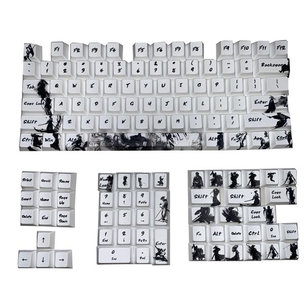 COMMOSE COMBOSI IL PROFITÀ DI CHIARE ORIGINALE KEYCAP KNIGHT ERRANT KEYCAPS ANIS Layout 5Surfaces tintura SUD 104 TASSI PER TUTTE le tastiere meccaniche