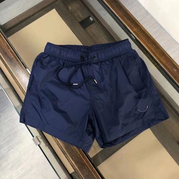 Herren Sommer trendige Eisseide gerade Shorts für Herren dünne Kordelzug lose Strandshorts koreanische lässige Fünf-Punkt-Shorts 80