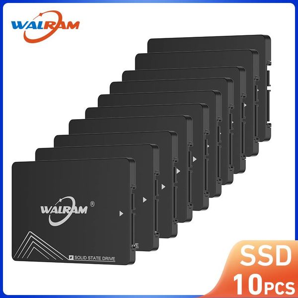 Drives Walram SATA SSD 120GB 5PCS 2,5 SSD 240GB 128GB 256GB 500GB SATA III Disco de disco rígido interno para laptop Desktop