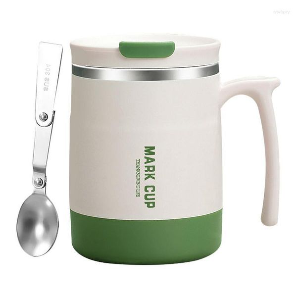 Garrafas de água Caneca de café aço inoxidável Viagem para mulheres 500 ml garrafa isolada a vácuo com 17 oz de focas de lidra